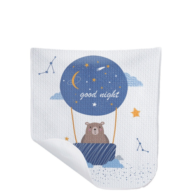 Wholesale Pad Printed Sheet Baby Bed Cover Fitted Crib Underpad