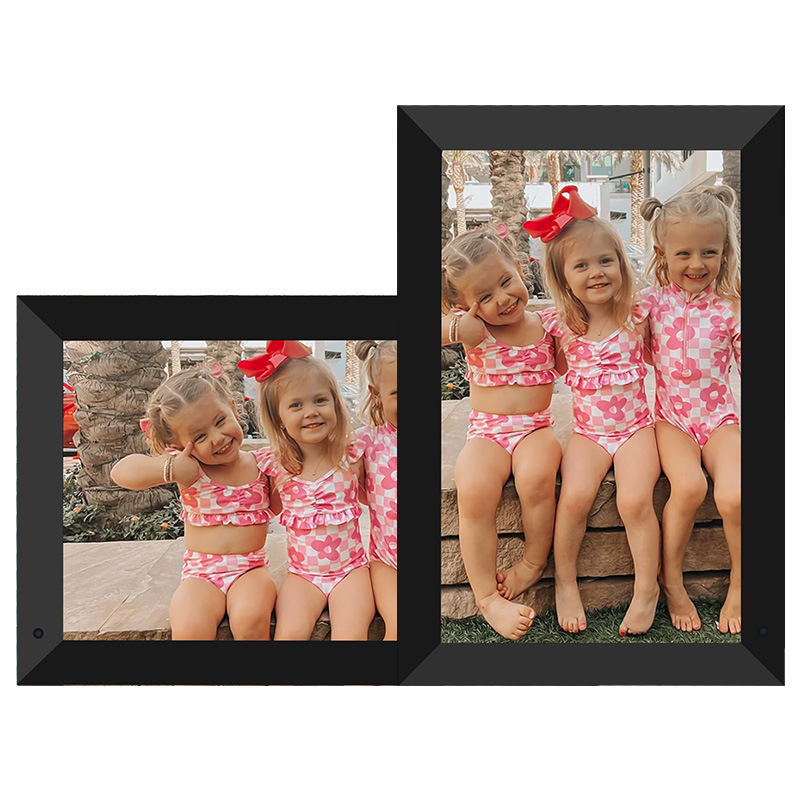 8-Inch Narrow Border Automatic Horizontal and Vertical Switching Standalone Digital Photo Frame
