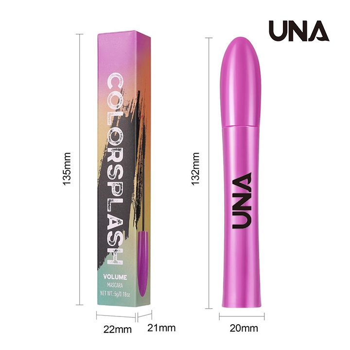 Colorful Mascara Long Lasting Thicken White Pink Brown Eyelash Voluming Waterproof Curling Colored Liquid Mascara