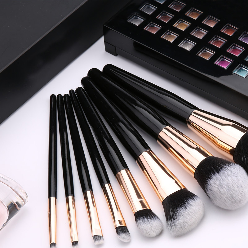 Professional Gradient Hair 8PCS Makeup Makeup Brush Set Beauty Travel Makeup Brush Special Foundation Eye Shadow Crease Concealer Lip Liner Eyebrow Brush