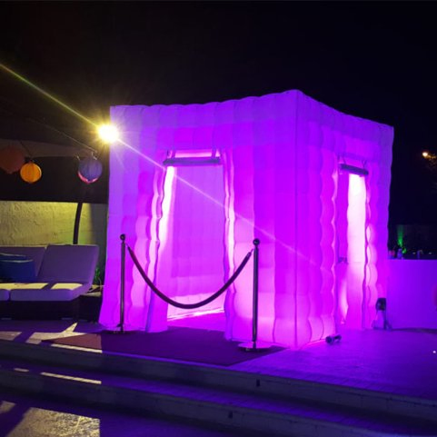 Factory Price LED Inflatable Photo Booth, Portable Photobooth for Sale