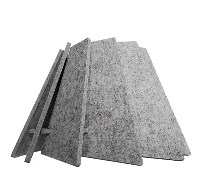 Polyester Fiber Pet Felt Acoustic Noise Reduction Lighting Acoustic Pendant Lamp