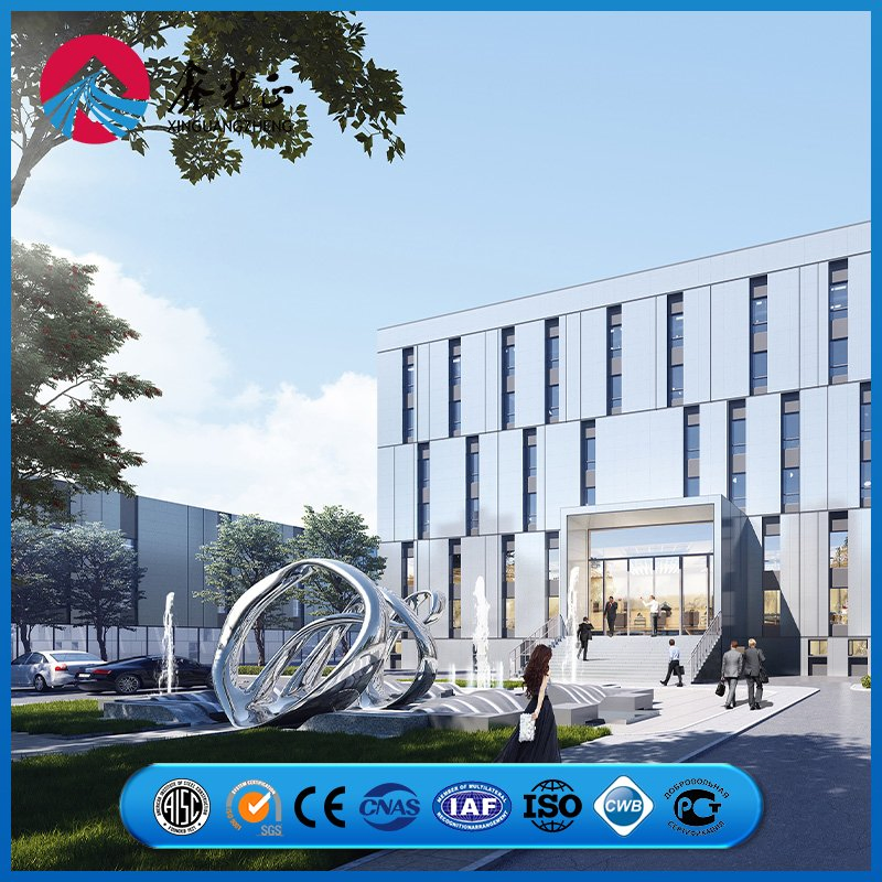 High Performance Adjustable Mechanical Pipe Hanging Equipment Metal Prefab/Prefabricated Steel Structure Multi-Story/High-Rise Office Building