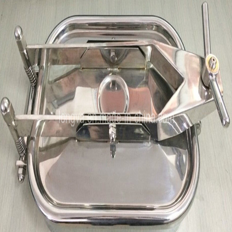 Stainless Steel Square Pressure Manhole Quick Opening Pressure Cover