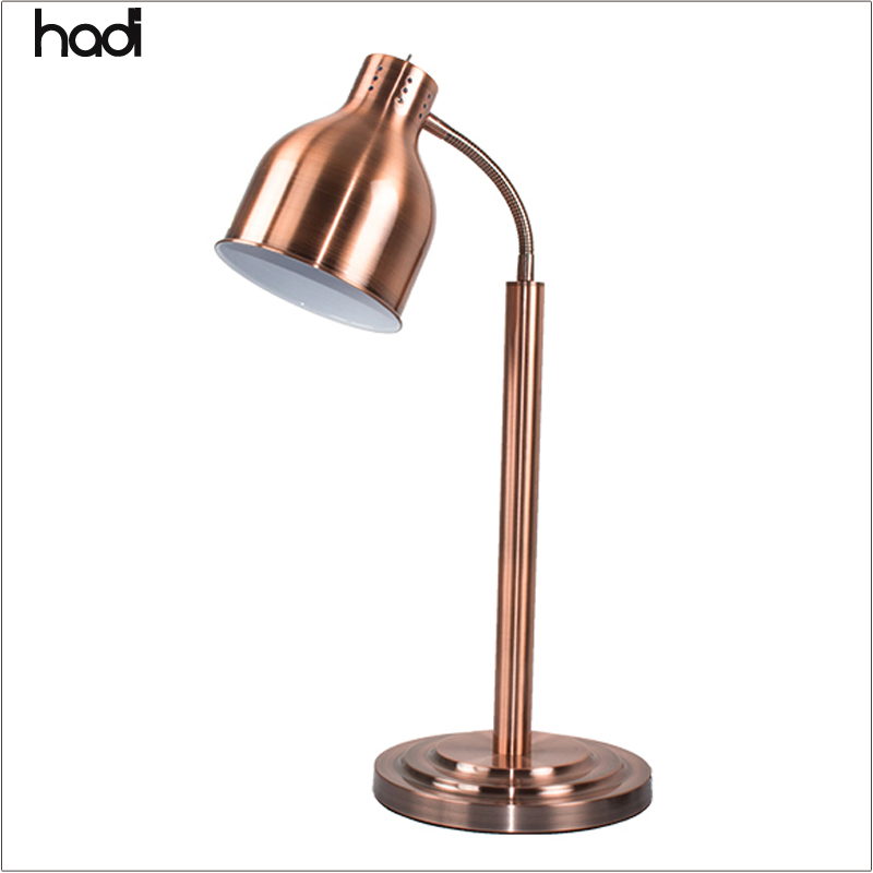 Hadi Catering Commercial Stainless Steel Top Lamp Warmer High Quality Heated Lamp Catering Silver 250W Food Warmer Lamp Buffet Sale
