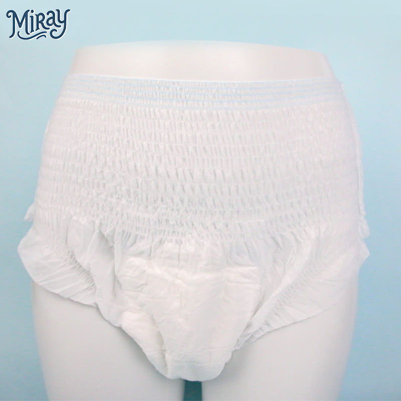 Free Sample OEM Non Woven Fabric Disposable Incontinence Adult Pull up Diaper