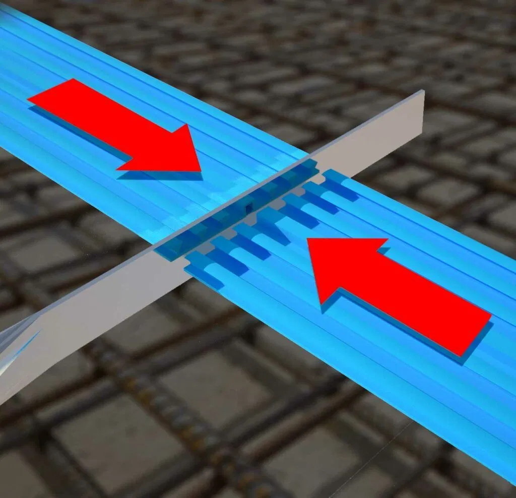 Fire-Rated PVC Bar for Stair Pressurization Joints