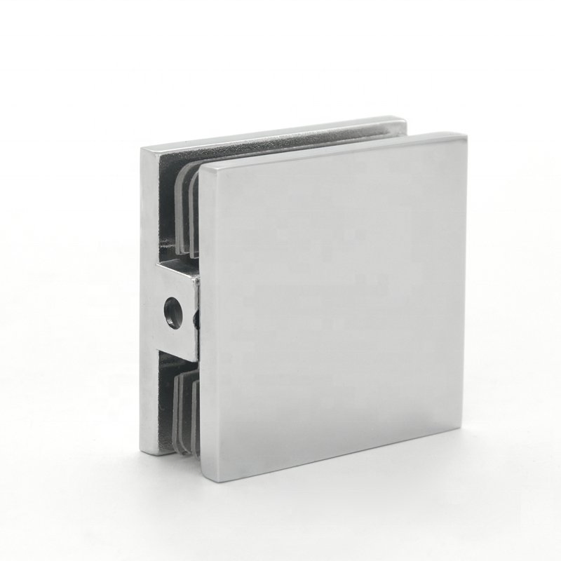 Shower Hardware Wall Mount Hinge Stainless Steel 304 Glass Clamp Bathroom Clip