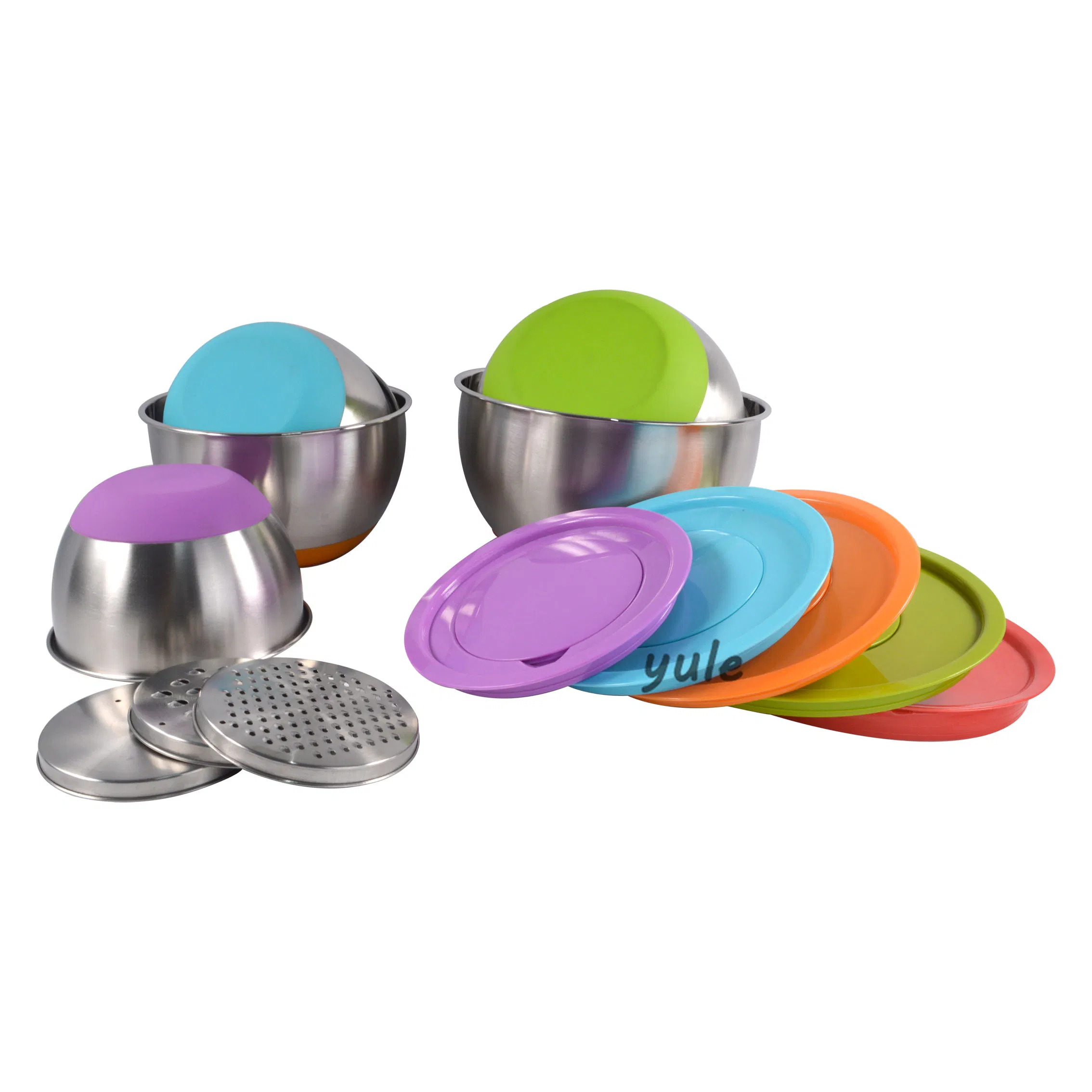 Factory Price Non-Slip Bottom Stainless Steel Mixing Bowl