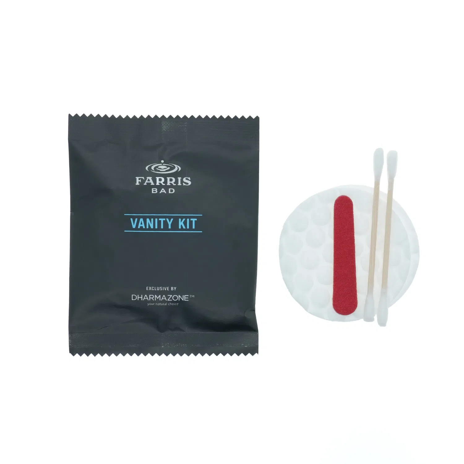 Cotton Buds in Kraft Box with Hotel Amenities for Guest Room Using