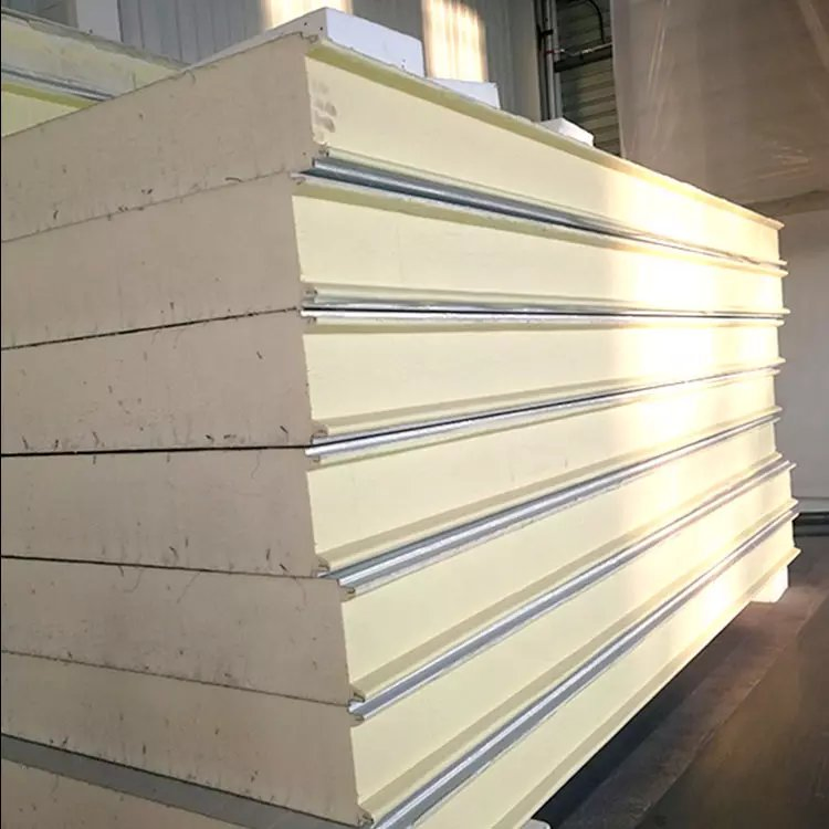 Walk in Cooler PU Insulation Wall Floor Sandwich Panels for Cold Storage Room Freezer