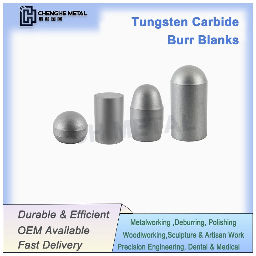 High-Performance Carbide Burr Blanks Reduce Processing Time and Improve Productivity Significantly