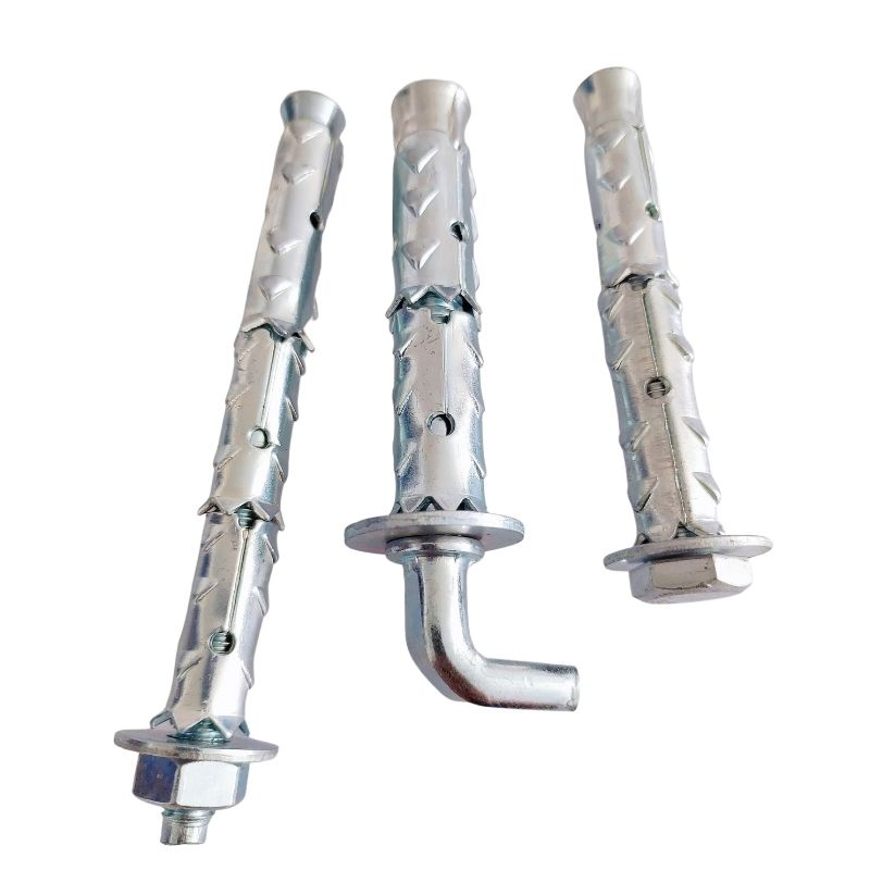 Carbon Steel Galvanized Hex Head Barbed Block Anchor Expansion Bolt