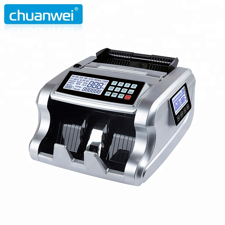 Al-6700W Sar, Kwd, Lbp, Jod, Bhd, Qar, OMR, Syp, Irr, USD Bill Counter Cash Counter Money Counter Counterfeit Money Detector