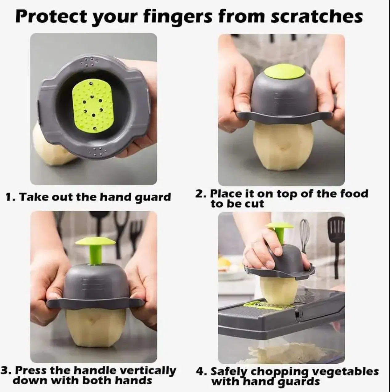 Ручной пластиковый слайсер для овощей и фруктов G-18