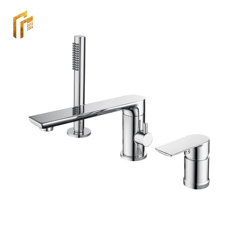 Смеситель для ванны с душем, накладной