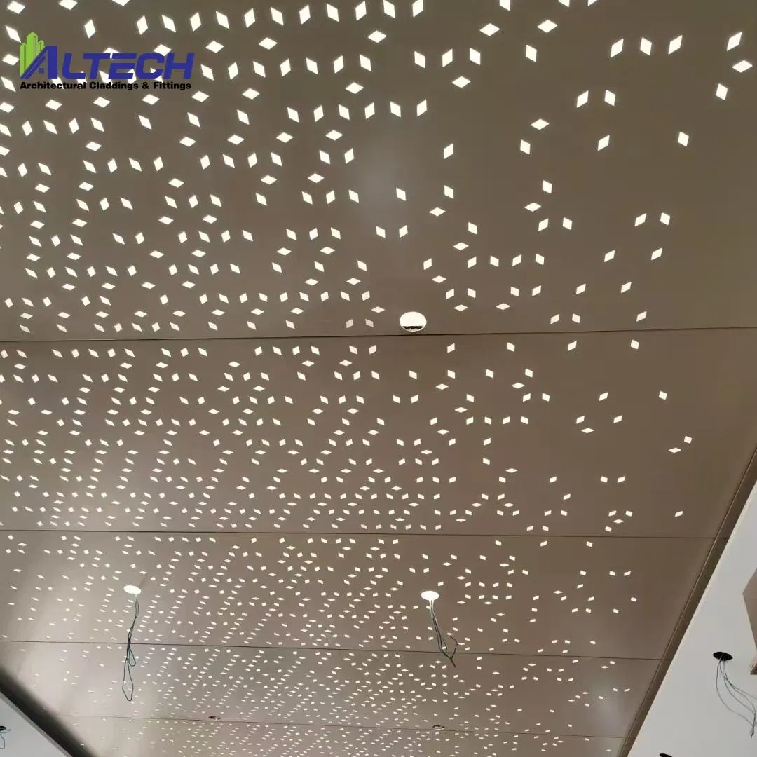 Aluminum Ceiling Wire Mesh Ceiling Decorative Expanded Metal Mesh Ceiling Cladding Solid Aluminum Panel