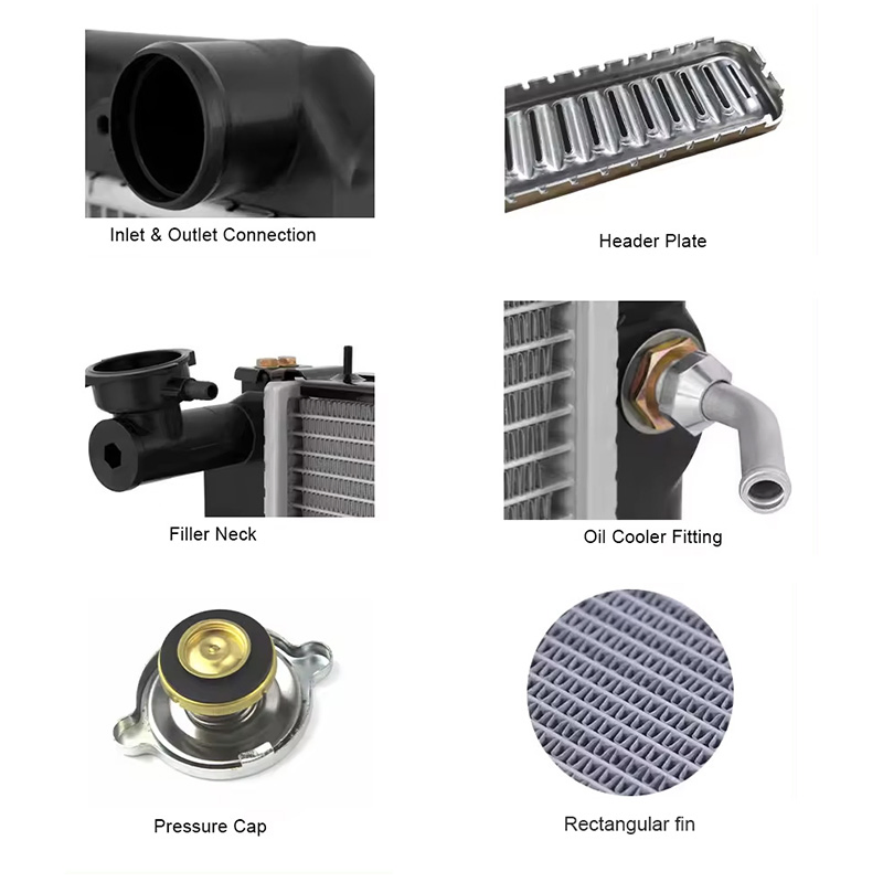 Радиатор охлаждения алюминиевый для Honda CRV 2.0L 1995-2001