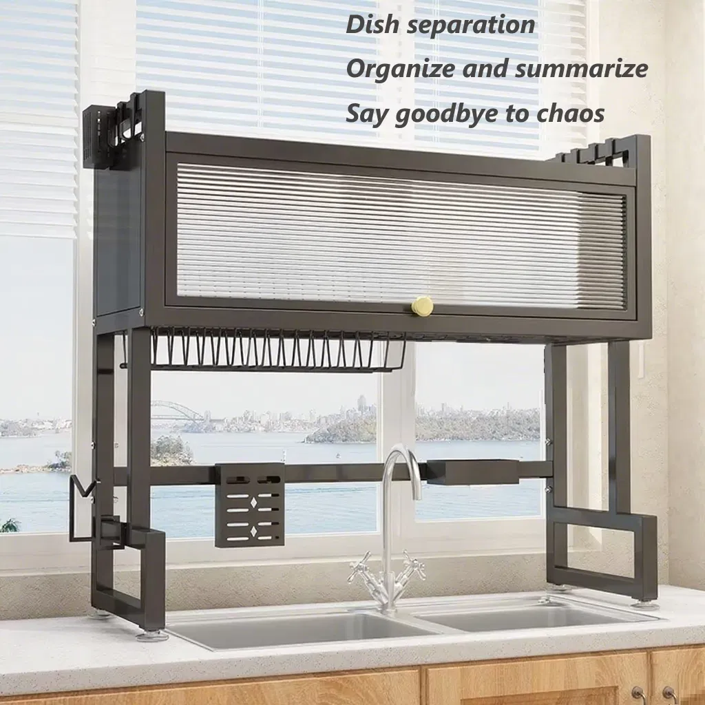 Стеллаж для посуды и палочек без сверления