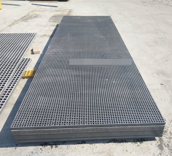 1400*4200/1220*3660 Anti-Corrosion Fiberglass Plastic Grille Floor Gully Grating