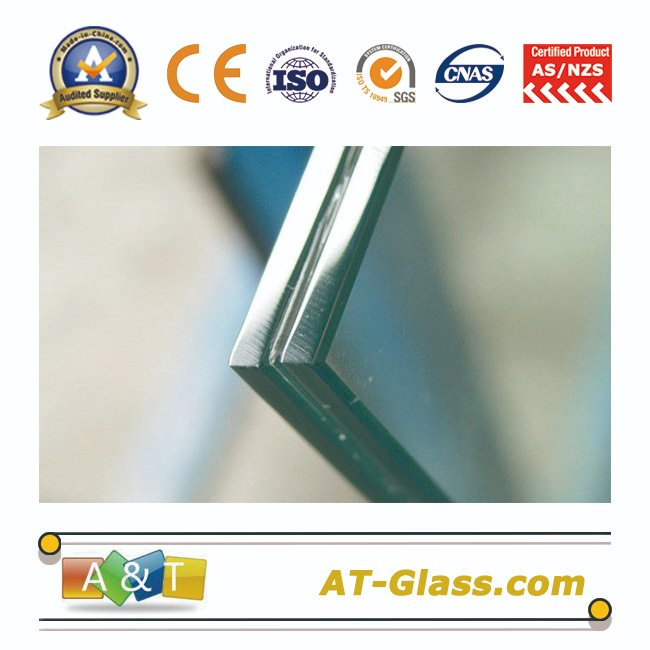 1830*2440mm Green PVB Laminated Tempered Glass for Government Buildings