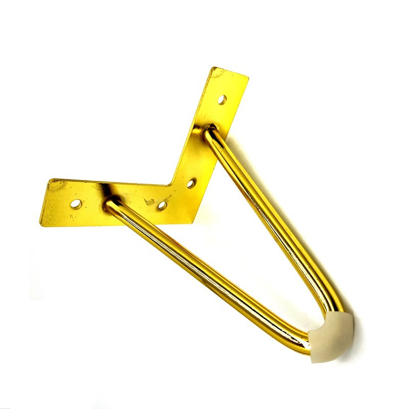 Modern Furniture Hardware Accessories V-Shaped Metal Sofa Legs Cabinet Coffee Table Legs