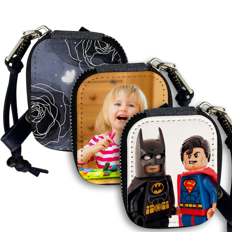 2022 Hot Sell Earphone Cases Sublimation Blank PU Leather Jean Fabric Protective Durable Cover for Air Pods Gen 2 3