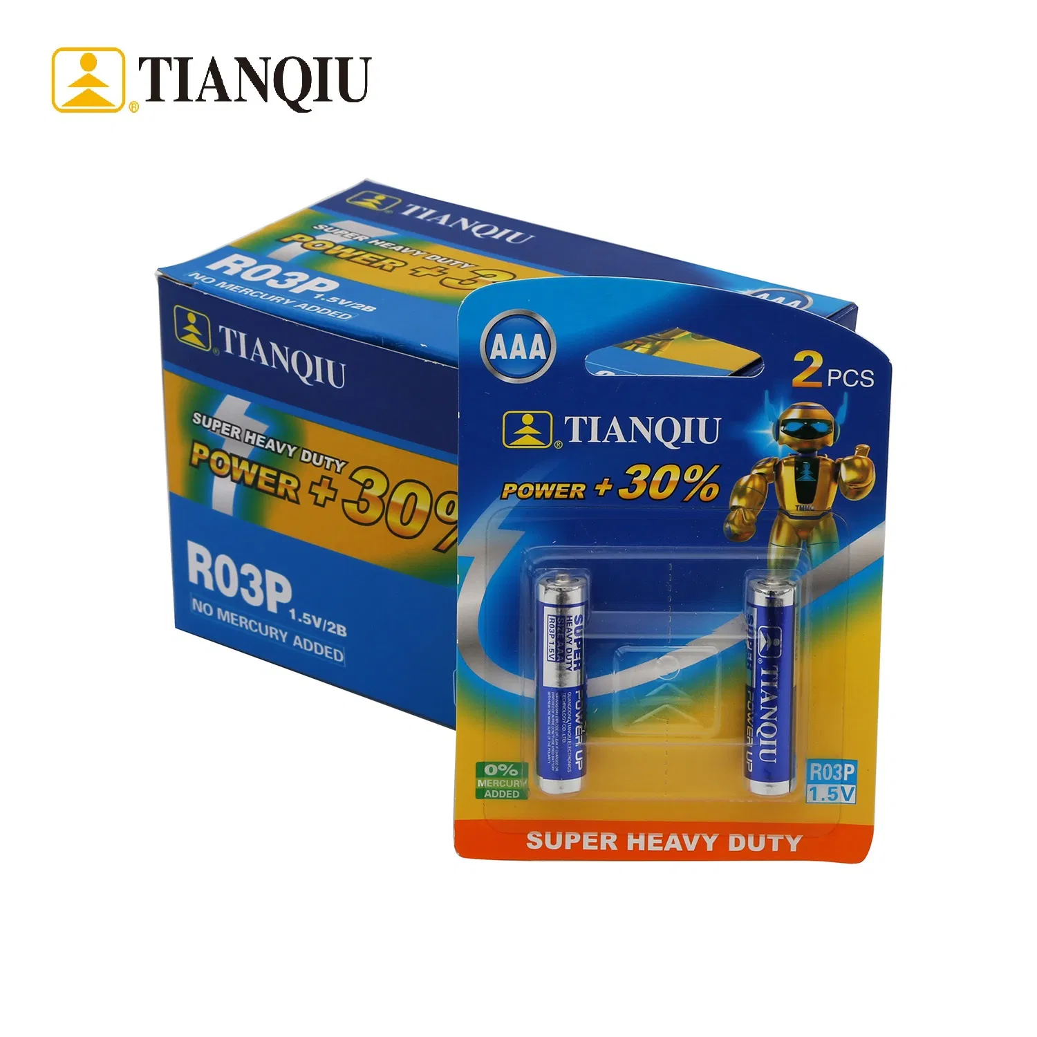 Батарейки AAA Tianqiu Power up R03 1.5V (угольно-цинковые)