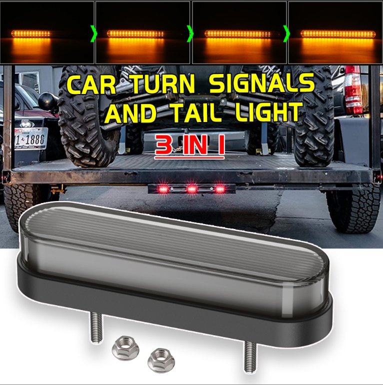 Светодиодные поворотники для прицепа, 34 шт, 10-30В, водонепроницаемые