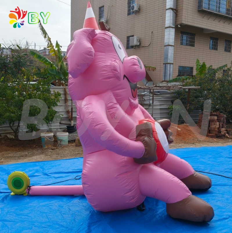 Customized Inflatable Pig Cartoon Model Inflatable Animal Cartoon Inflatable Fat Pig for Advertising Decoration