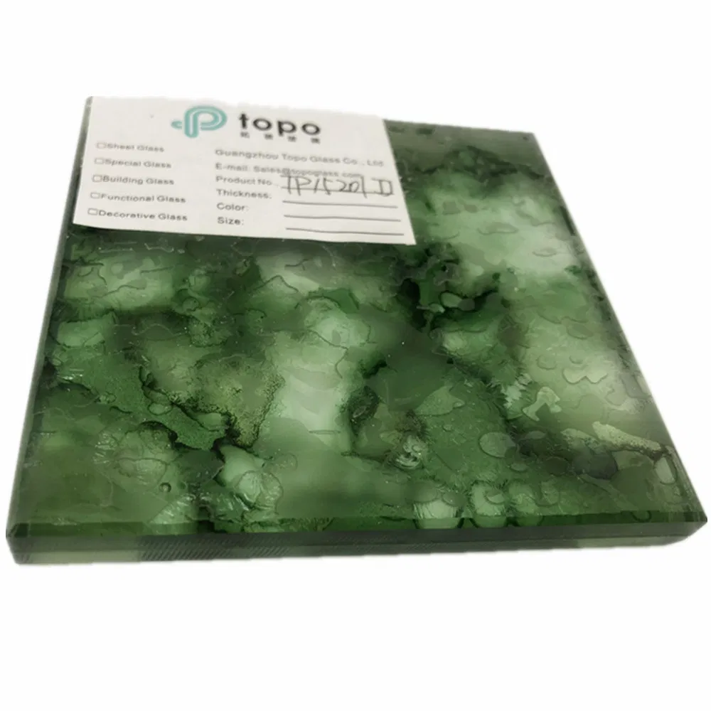 10mm Laminated Jade Wire Construction Glass (PLW-TP)