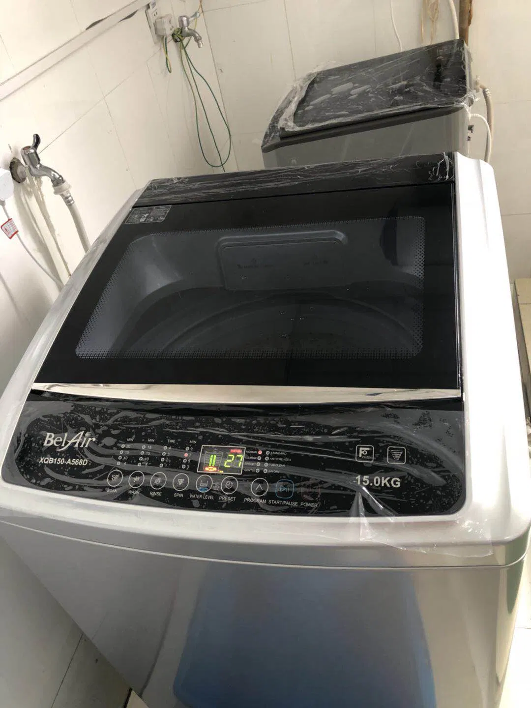 18kg Automatic Top Loader Cold Hot Water Inlets Clothes Washing Machine
