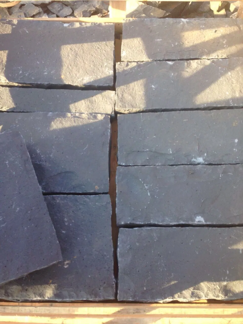 Natural Basalt Flamed Stone Paving Stone