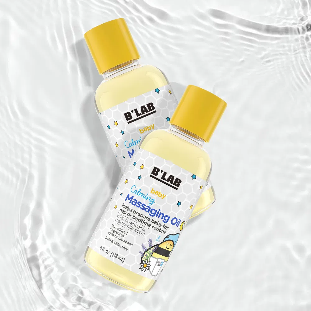 Factory Directly OEM ODM Chamomile and Lavender Baby Calming Massage Oil