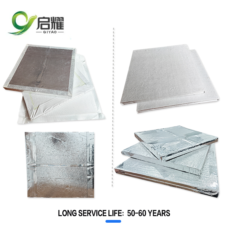 Floor Insulation High Barrier Fiberglass Fumed Silica Vacuum Insulation Board