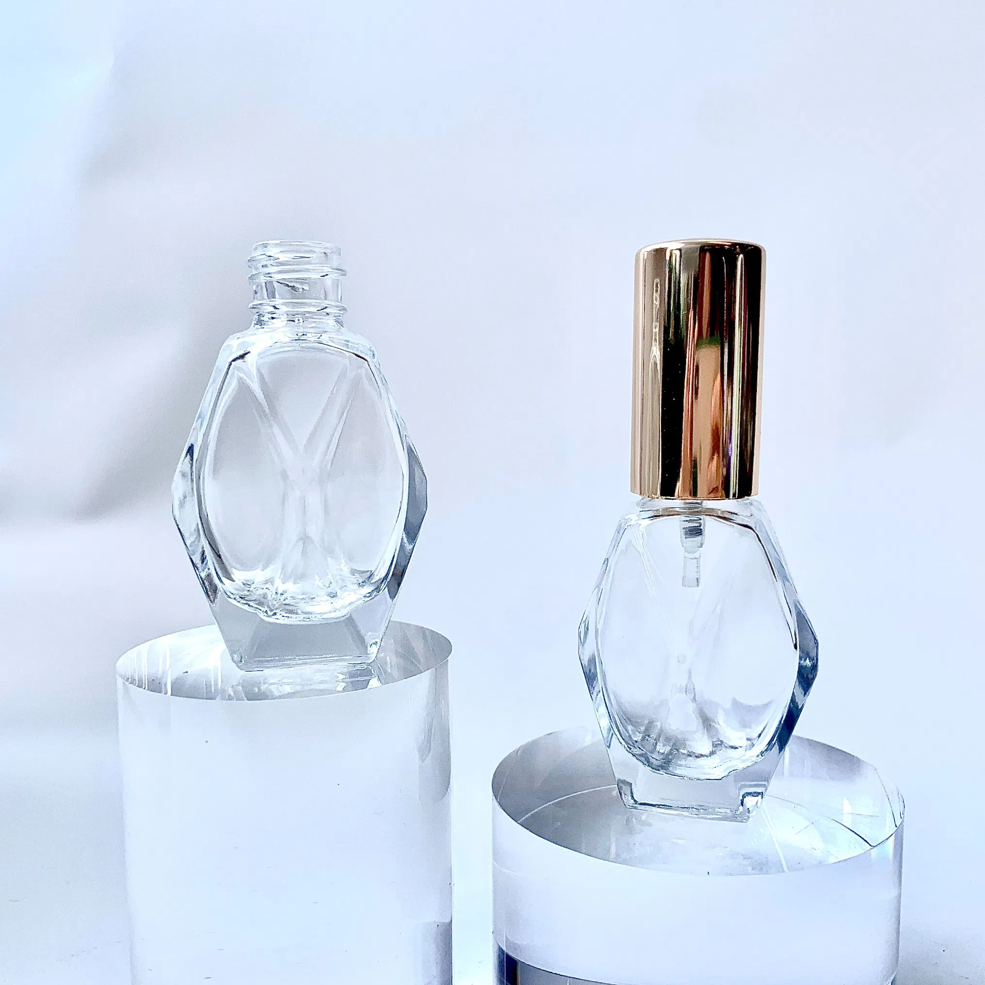 Man Lady Fragrance Glass Bottle Empty Glass Spray Bottle for Perfume