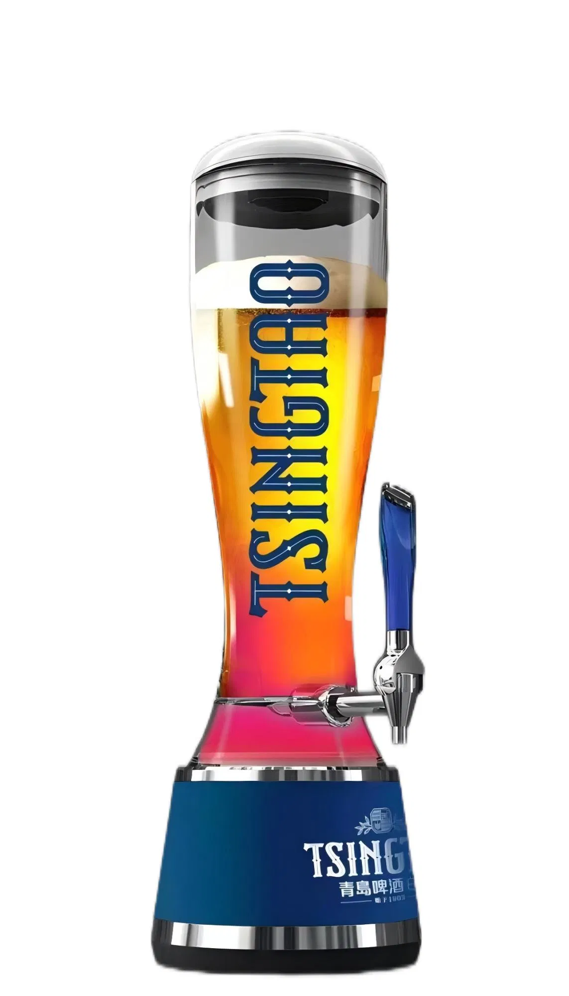 Top Seller Draft 1.5L, 2L, 3L Beer Dispenser LED Light Beer Tower Portable Cocktail Dispenser