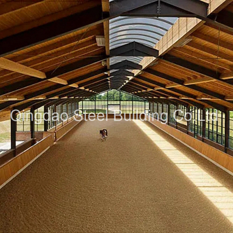 Prefabricated Steel Structure Building Steel Horse Riding Arena Equestrian Buidling