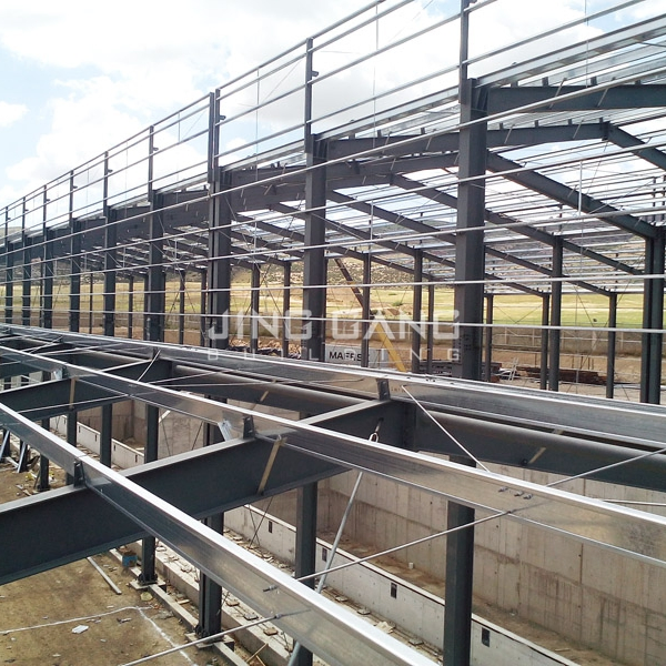 Fabricated Steel Customizable Design Prefab Steel Structure Aircraft Hangar with Insulation Materials