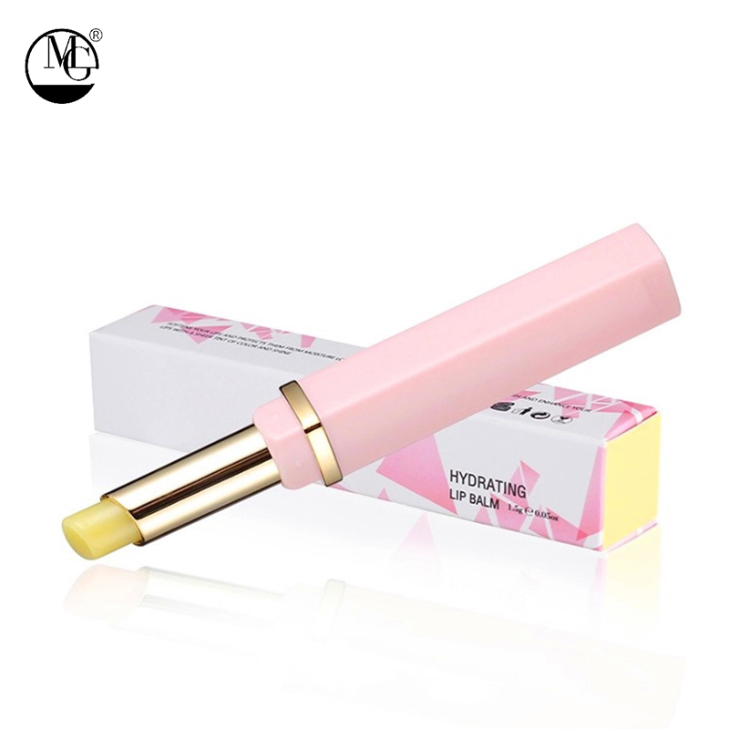 Private Label Custom Your Own Logo Vegan Moisturizing Natural Pink Lip Balm