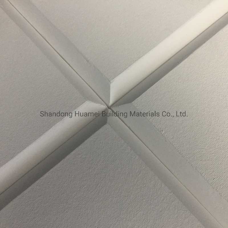 Fiberglass Bevel Edge Sound Fire Proof Acoustic Ceiling Tiles Panel