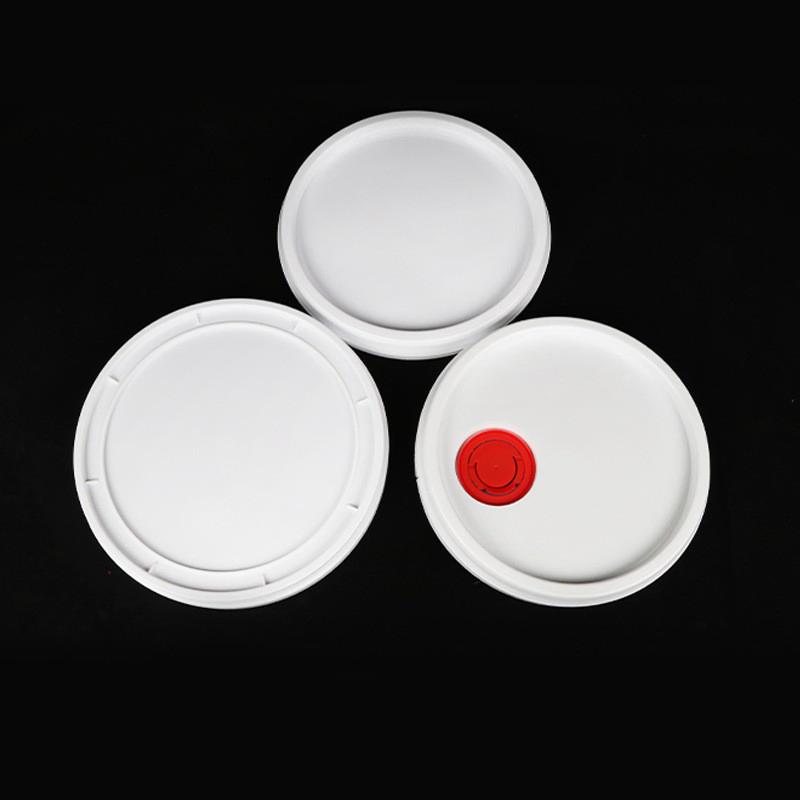 20L White Printing Round Plastic Paint Bucket Food Storage Plastic Buckets Bins