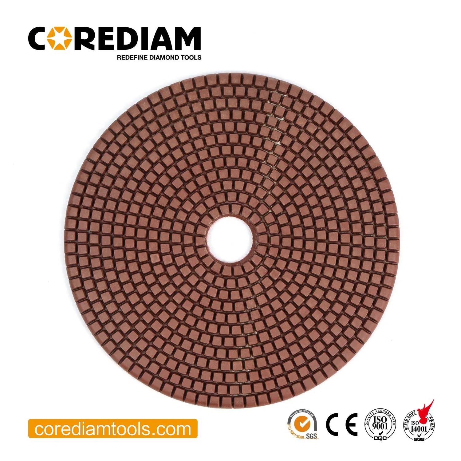 Алмазные полировальные круги для мрамора и гранита 4 дюйма