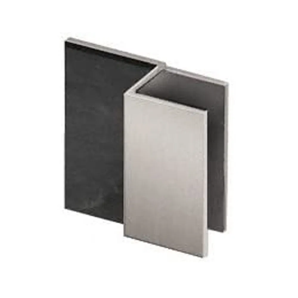 Brushed Nickel Square Style Frameless Shower Door Stop