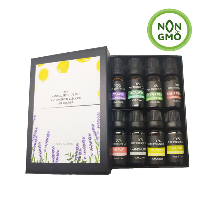 Hotel Scent Essential Oil Set Private Label Lavender Rose Lemon Essential Oil