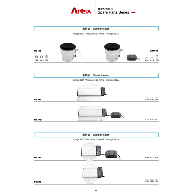 Chafing Dish Electric Element Plate Heater Electric Plate Induction Heater
