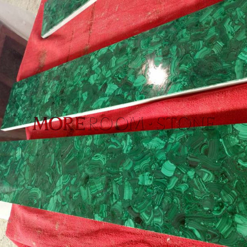 Luxury Villa Wall Design Malachite Green Stone