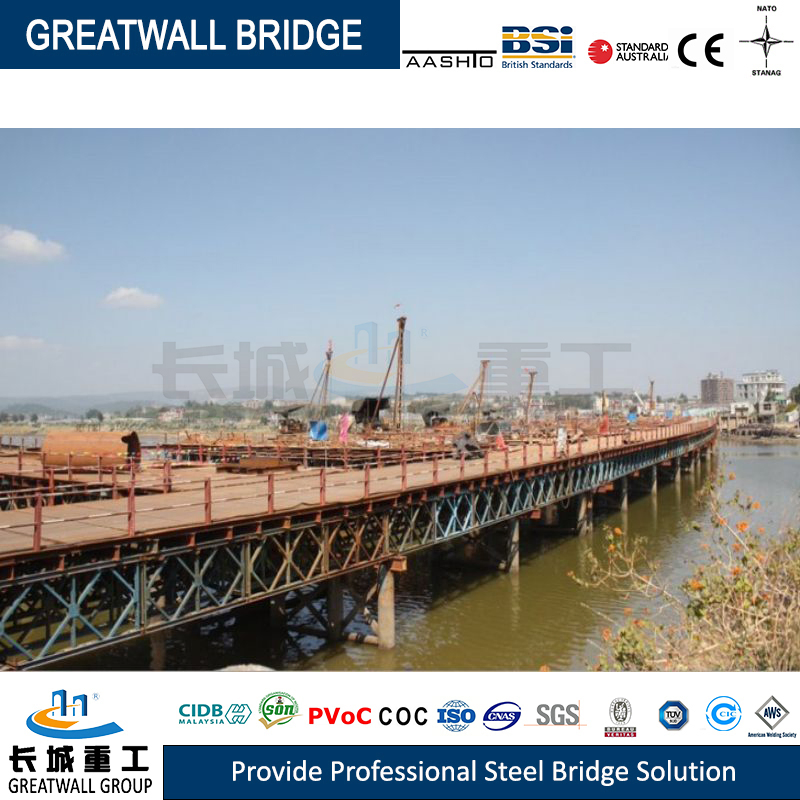 Steel Prefabricated Modular Bailey Bridge and Deck