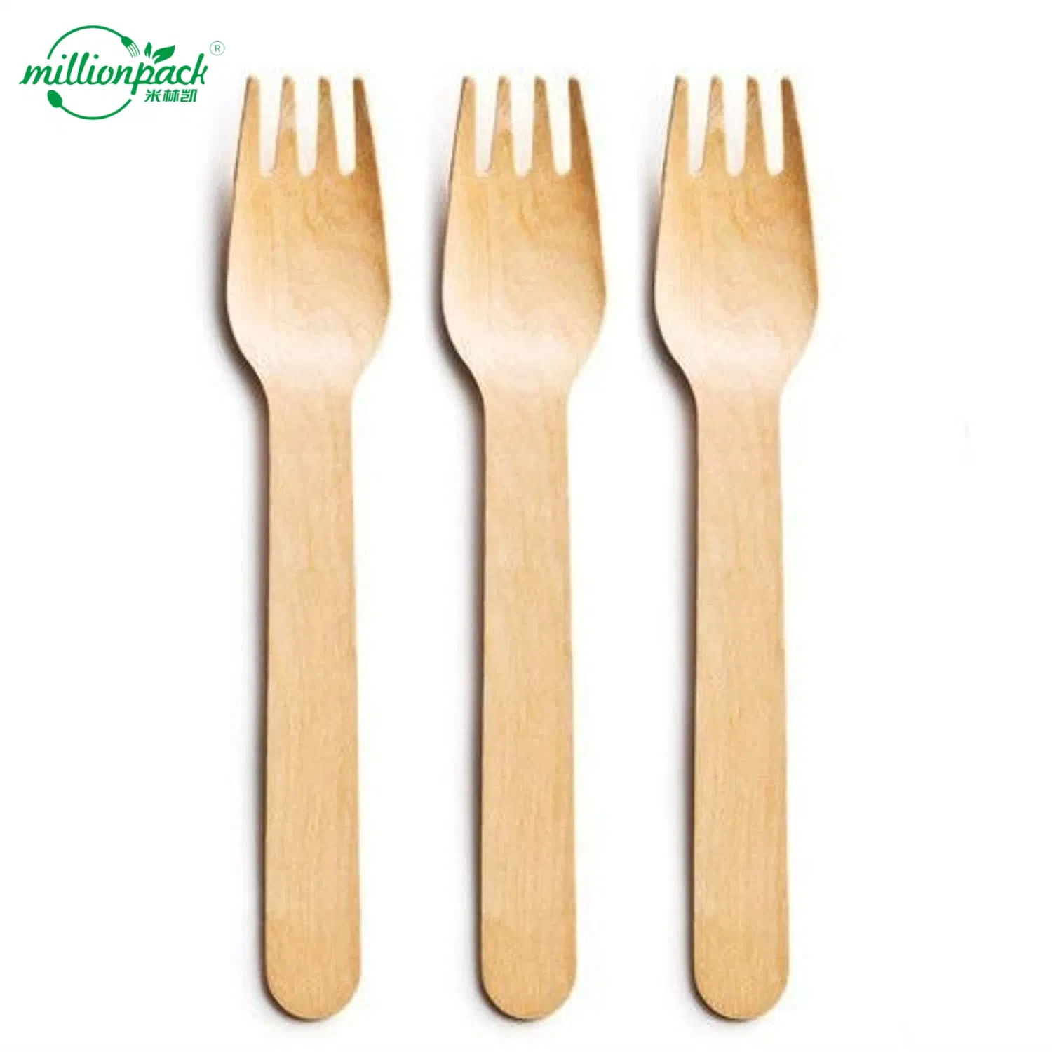 Custom Logo Printed Wooden Forks for Brand Promotions and Corporate Events