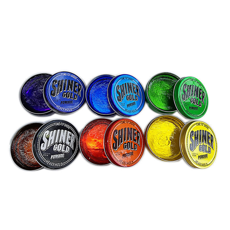 Private Label Matte Men's Hair Wax for Men Styling Texture Aqua Clay Pomade Gel Natural Barber Professional Custom